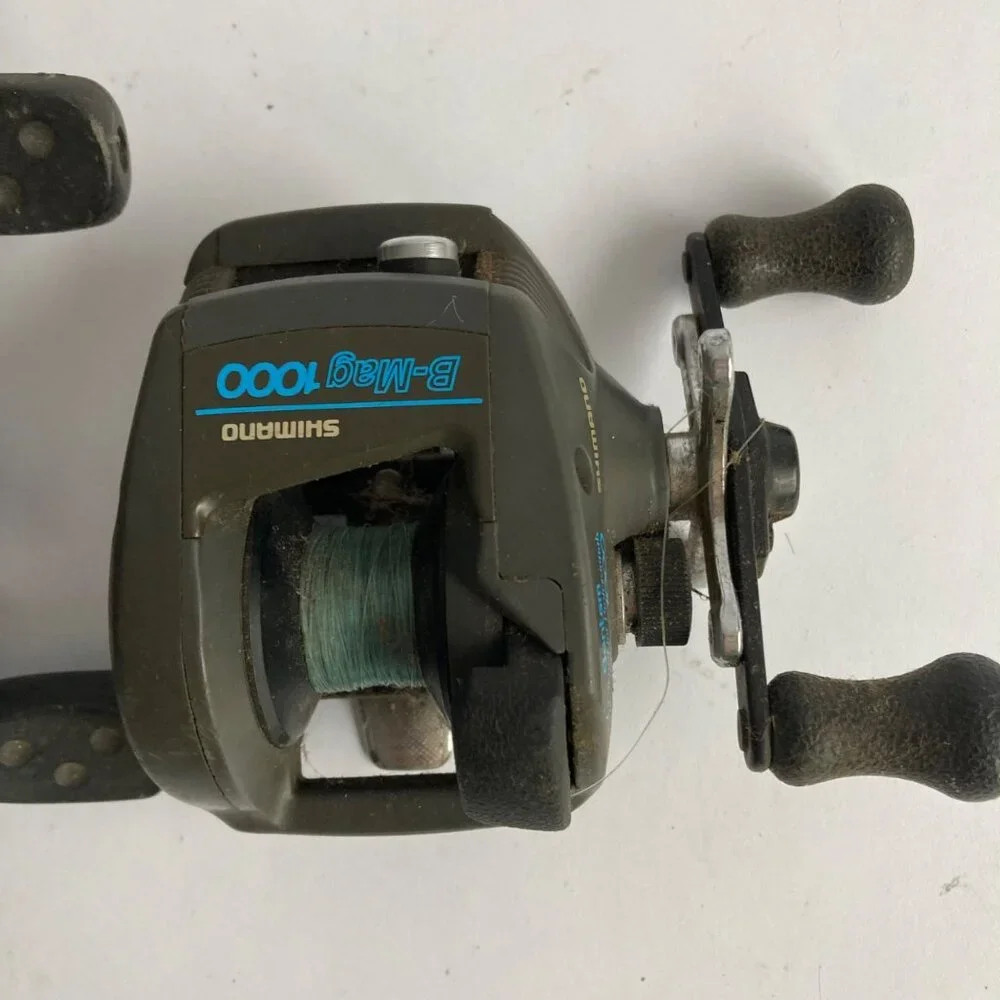 Lot 2 Vintage Bait Casting Reels Abu Garcia Ambassadeur Max & Shimano B-Mag 1000 - Picture 3 of 6